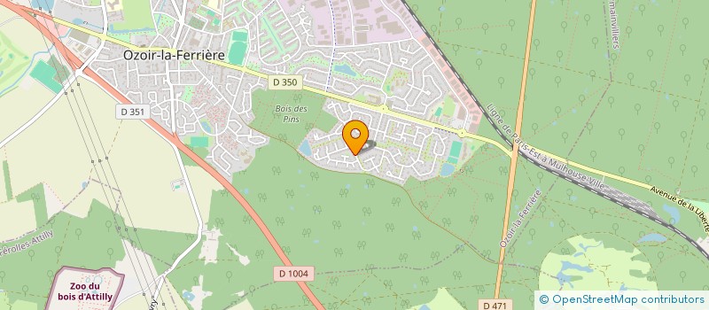 localisation de l'entreprise SCI CASMA  OZOIR-LA-FERRIERE