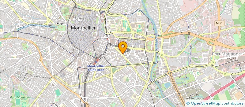 localisation de l'entreprise SCI CASMAR à MONTPELLIER