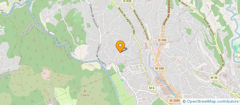 localisation de l'entreprise SCI CASMOL  LA COLLE-SUR-LOUP