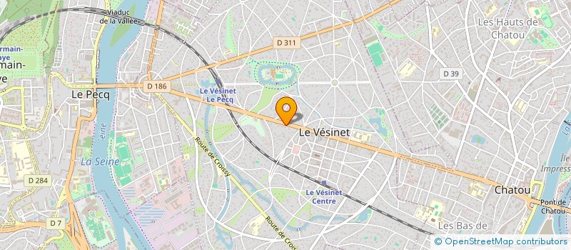 localisation de l'entreprise SCI CASO  LE VESINET