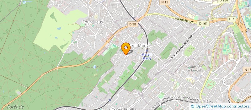 localisation de l'entreprise SCI CASOBE à MAREIL-MARLY