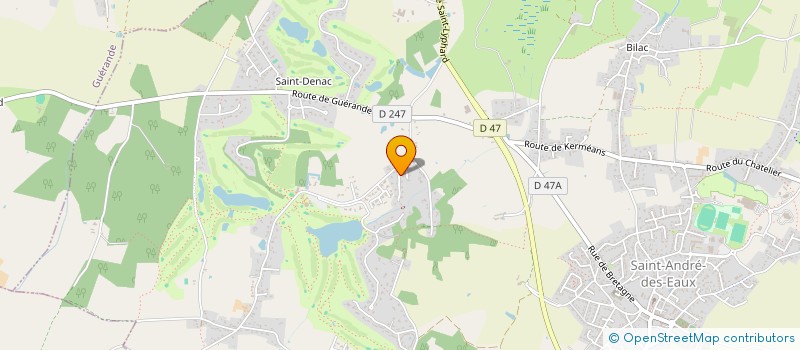 localisation de l'entreprise SCI CASOJEAN  SAINT-ANDRE-DES-EAUX