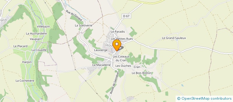 localisation de l'entreprise SCI CASOME  HOUSSAY