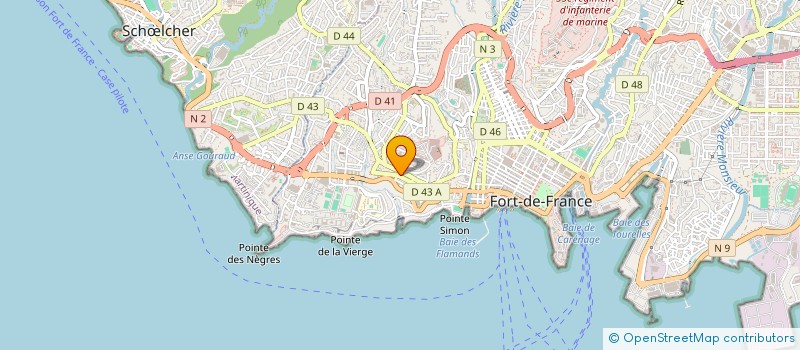 localisation de l'entreprise SCI CASONA F3 à FORT-DE-FRANCE