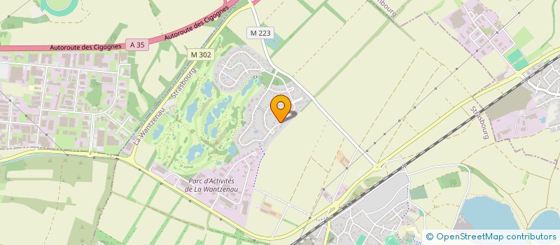 localisation de l'entreprise SCI CASOPA  LA WANTZENAU