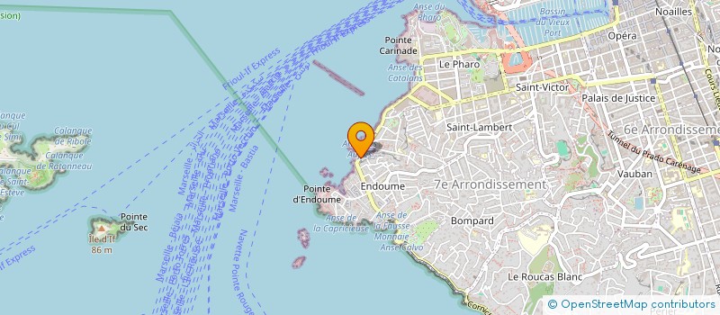 localisation de l'entreprise SCI CASPER à MARSEILLE 7