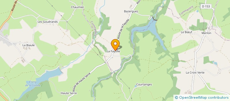 localisation de l'entreprise SCI CASPER  COMMENTRY