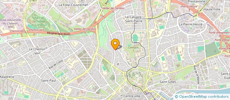 localisation de l'entreprise SCI CASPER à CAEN