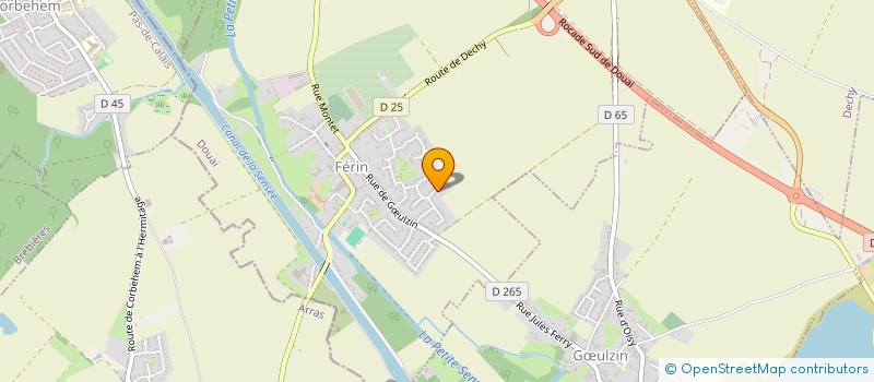 localisation de l'entreprise SCI CASPER  FERIN