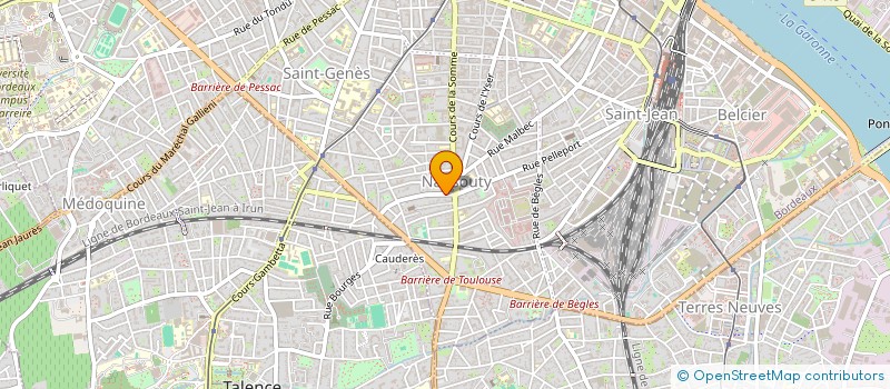 localisation de l'entreprise SCI CASPIA  BORDEAUX