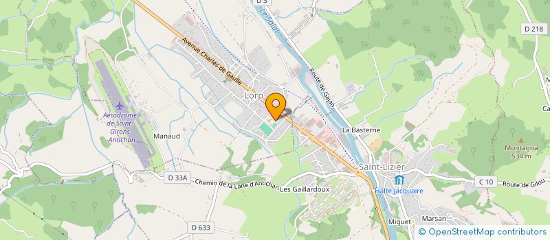 localisation de l'entreprise SCI CASQUILHAS à LORP-SENTARAILLE