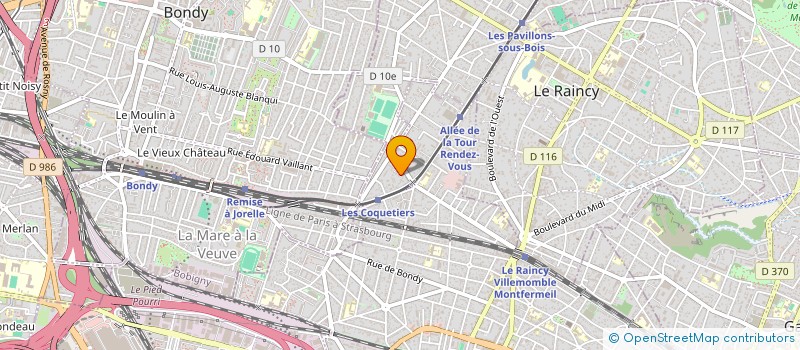 localisation de l'entreprise SCI CASS'1 à VILLEMOMBLE