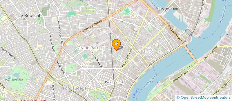 localisation de l'entreprise SCI CASS  BORDEAUX