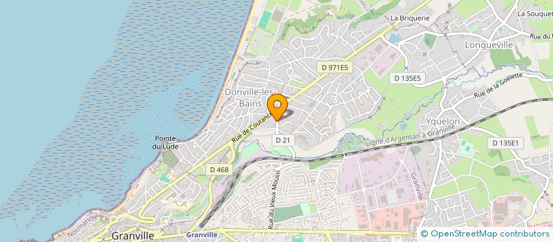 localisation de l'entreprise SCI CASSA  DONVILLE-LES-BAINS