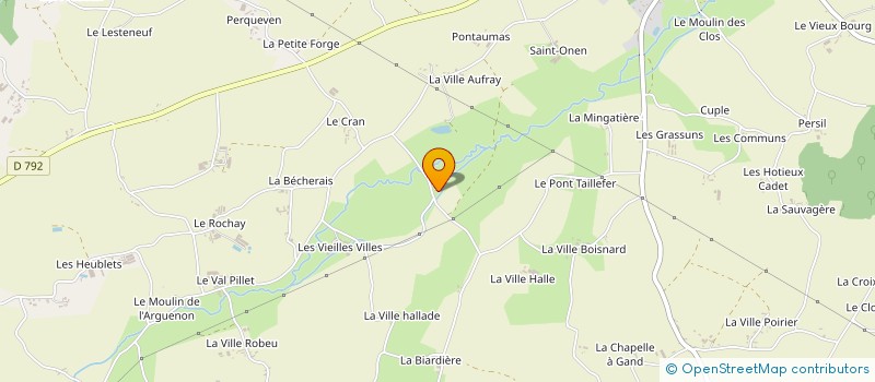 localisation de l'entreprise SCI CASSAGNAUX à SAINT-BRIEUC