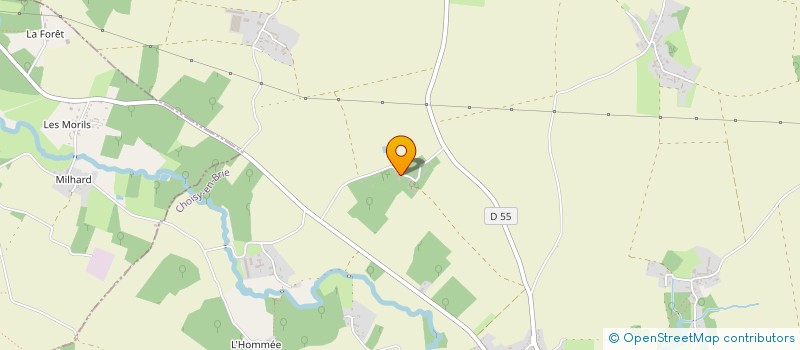 localisation de l'entreprise SCI CASSAGNE-ROUARD LES PONTCEAUX  CHOISY-EN-BRIE