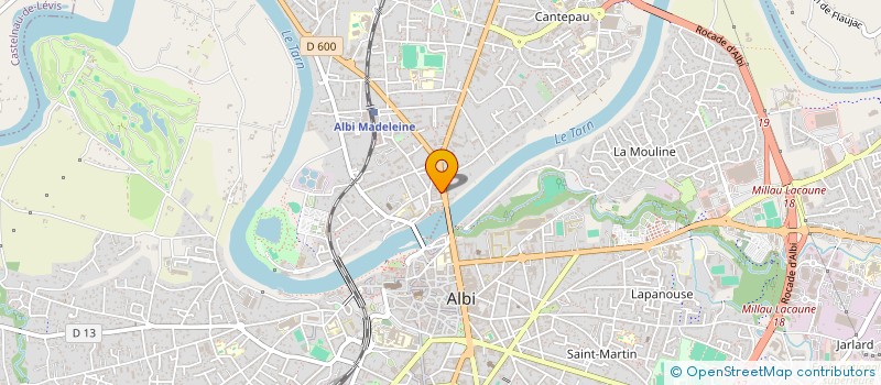 localisation de l'entreprise SCI CASSAGNE'S à ALBI