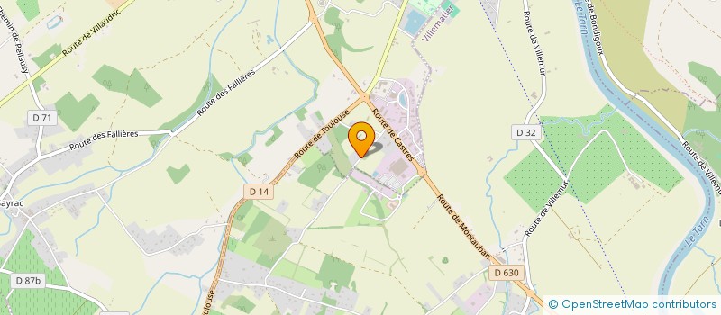 localisation de l'entreprise SCI CASSAGNEAU  VILLEMUR-SUR-TARN