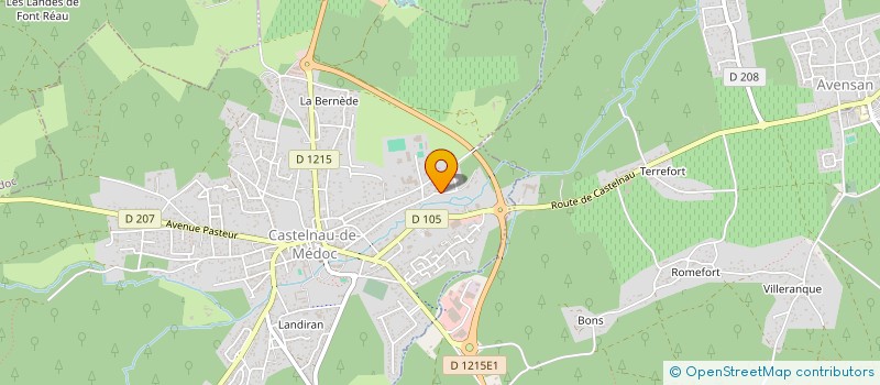 localisation de l'entreprise SCI CASSAIGNE  CASTELNAU-DE-MEDOC