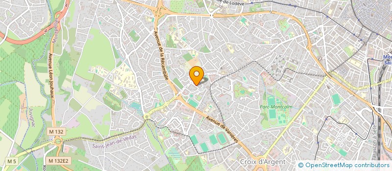 localisation de l'entreprise SCI CASSAN  MONTPELLIER
