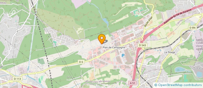 localisation de l'entreprise SCI CASSANDRA à LES PENNES-MIRABEAU