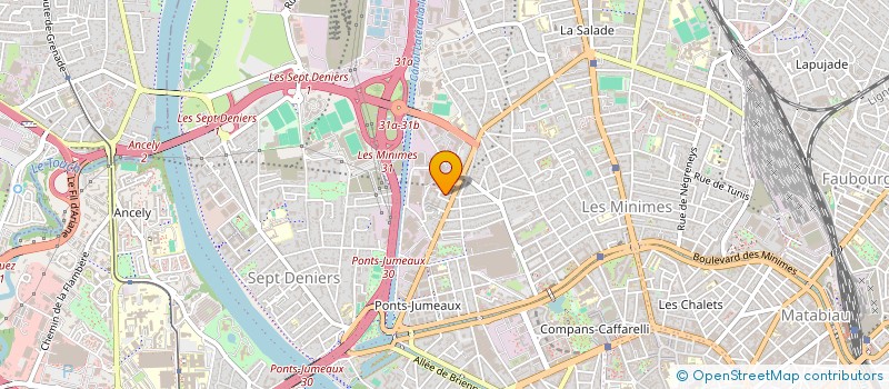 localisation de l'entreprise SCI CASSANDRA  TOULOUSE