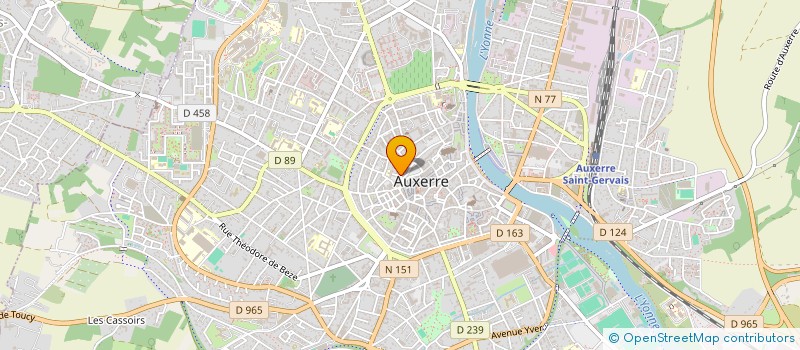 localisation de l'entreprise SCI CASSANDRAUX à AUXERRE