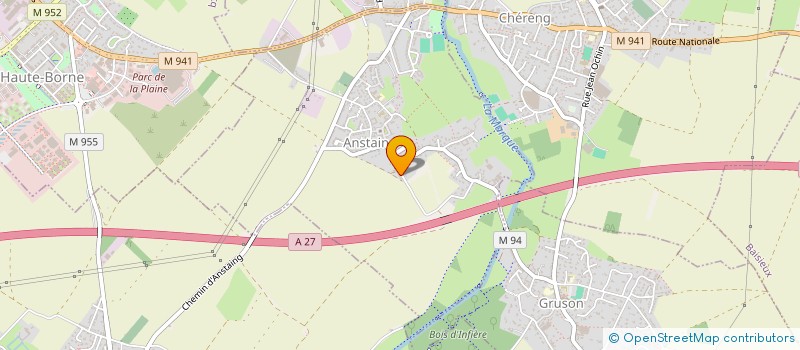 localisation de l'entreprise SCI CASSANDRE  ANSTAING