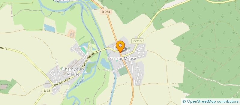 localisation de l'entreprise SCI CASSANDRE à BRAS-SUR-MEUSE