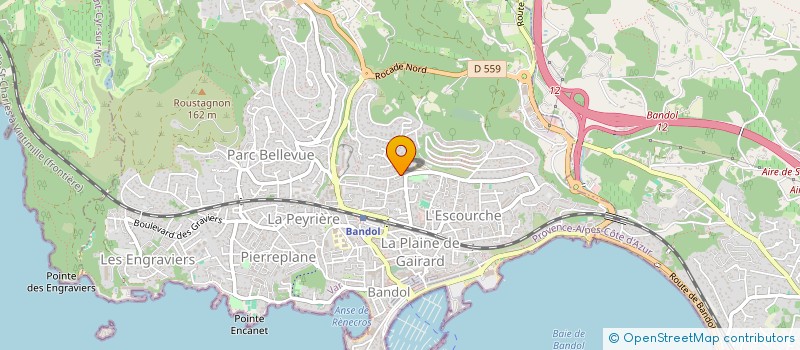 localisation de l'entreprise SCI CASSANDRE  BANDOL