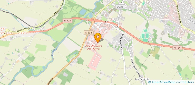 localisation de l'entreprise SCI CASSANDREA  L'ISLE-JOURDAIN