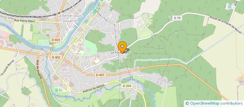 localisation de l'entreprise SCI CASSANEVA  LA FERTE-SOUS-JOUARRE