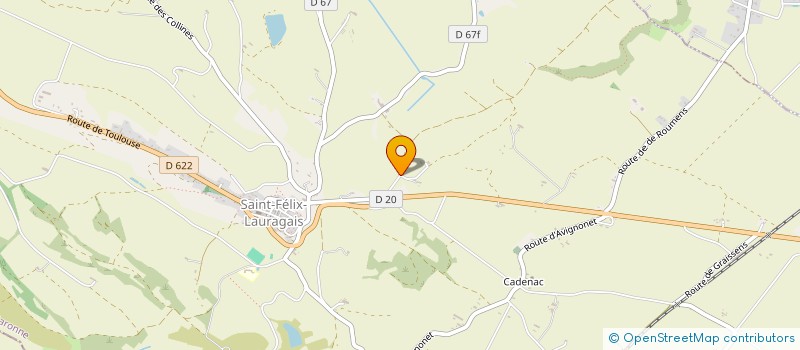 localisation de l'entreprise SCI CASSANHA  ST FELIX LAURAGAIS