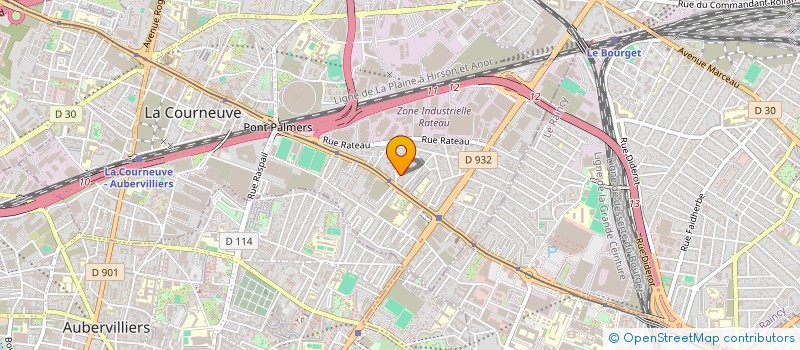 localisation de l'entreprise SCI CASSANO à LA COURNEUVE