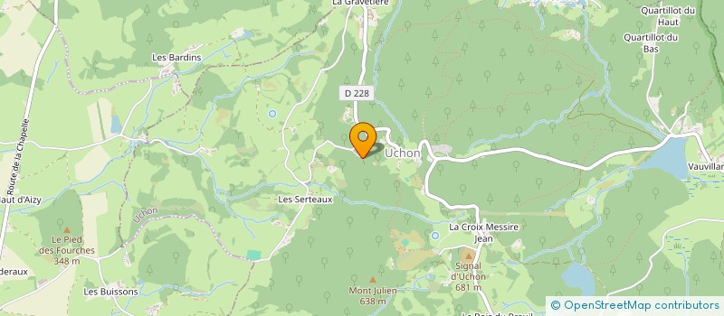 localisation de l'entreprise SCI CASSARD  UCHON