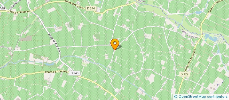 localisation de l'entreprise SCI CASSAT CHAUVIN  SAINT-EMILION