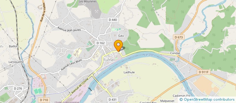 localisation de l'entreprise SCI CASSAVID  FUMEL