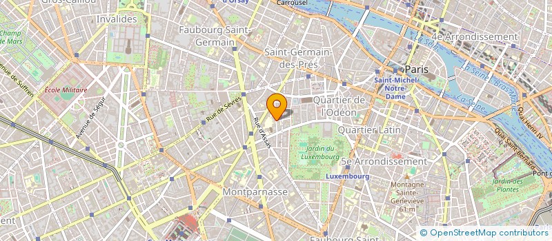 localisation de l'entreprise SCI CASSETTE 20  PARIS