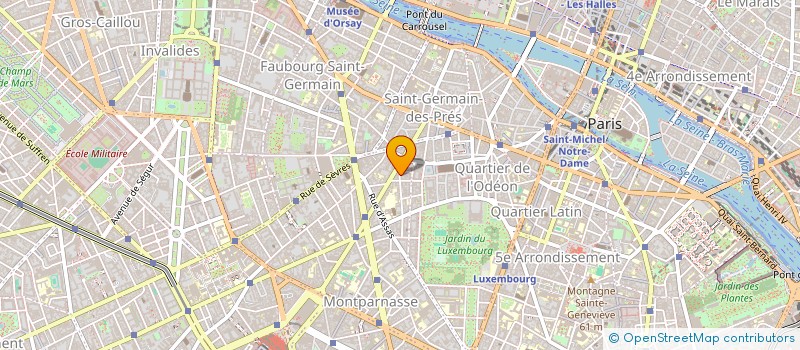 localisation de l'entreprise SCI CASSETTE 5  PARIS