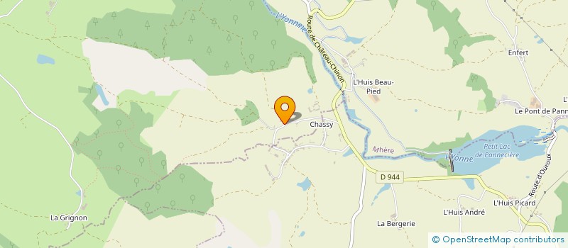 localisation de l'entreprise SCI CASSIACUM  MONTREUILLON