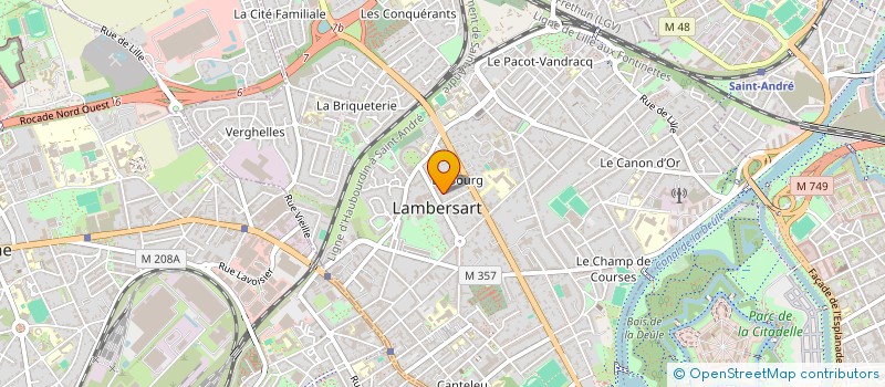 localisation de l'entreprise SCI CASSIAU-CSEH à LAMBERSART