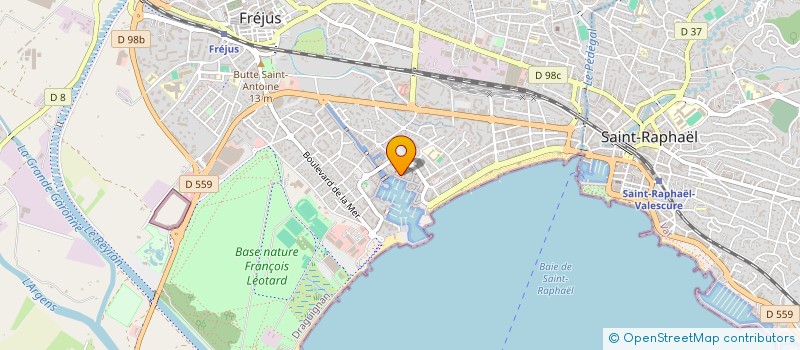 localisation de l'entreprise SCI CASSIDY à FREJUS