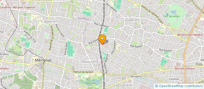 localisation de l'entreprise SCI CASSIGNOL  BORDEAUX