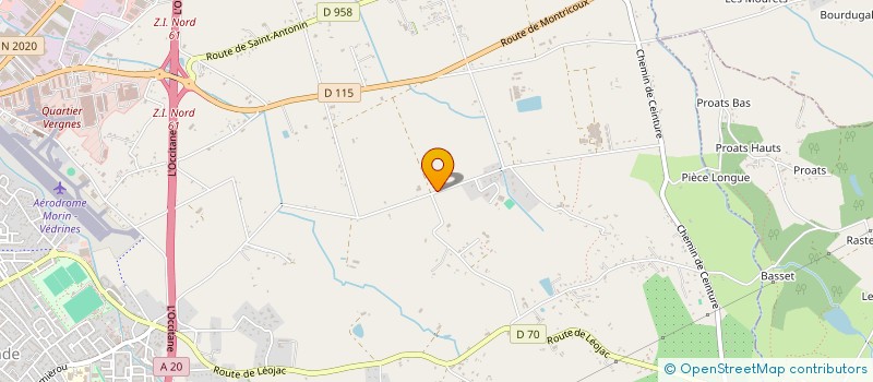 localisation de l'entreprise SCI CASSIGNOL INVEST  MONTAUBAN