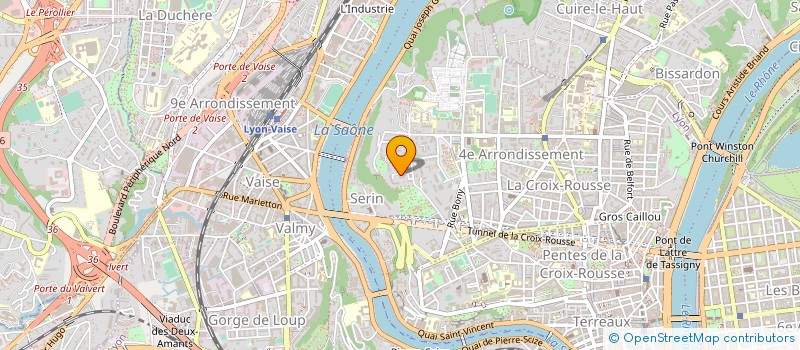 localisation de l'entreprise SCI CASSIL  LYON 4EME