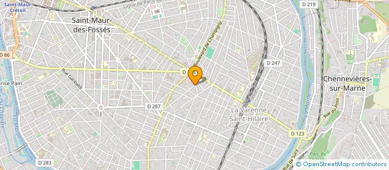 localisation de l'entreprise SCI CASSIN à SAINT-MAUR-DES-FOSSES