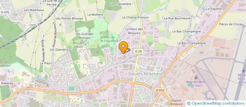 localisation de l'entreprise SCI CASSIN à NOTRE DAME D'OE