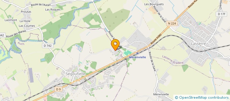 localisation de l'entreprise SCI CASSINI  SEGOUFIELLE