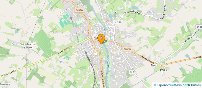 localisation de l'entreprise SCI CASSINO ET FILS  NERAC