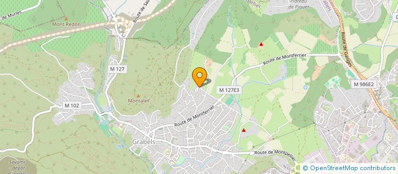 localisation de l'entreprise SCI CASSIOPEE  GRABELS